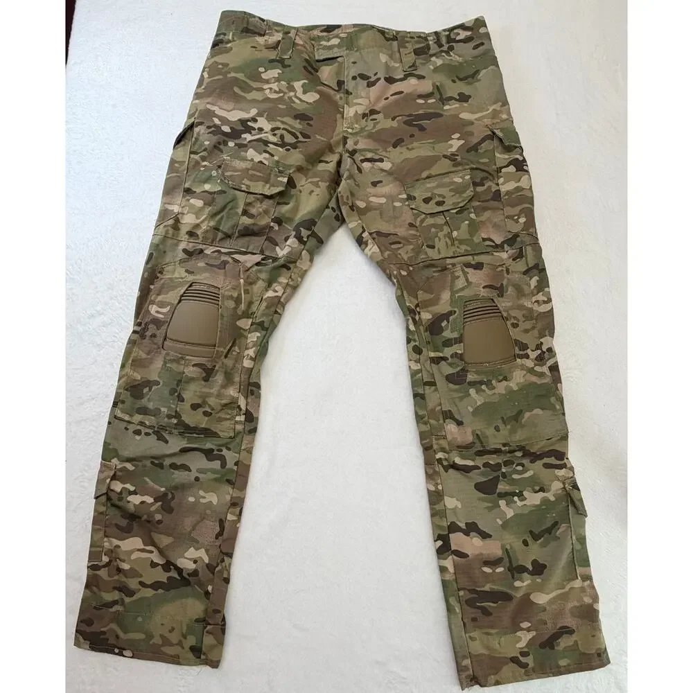 Camouflage OCP Combat Pants with Protective Knee Pads Outdoors‎ Size XXL-Regular